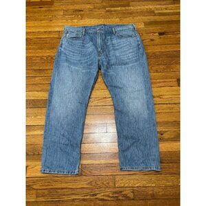 Levi's 569 Jeans Mens Size 42x30 Blue Loose Straight Leg 100% Cotton Denim Work